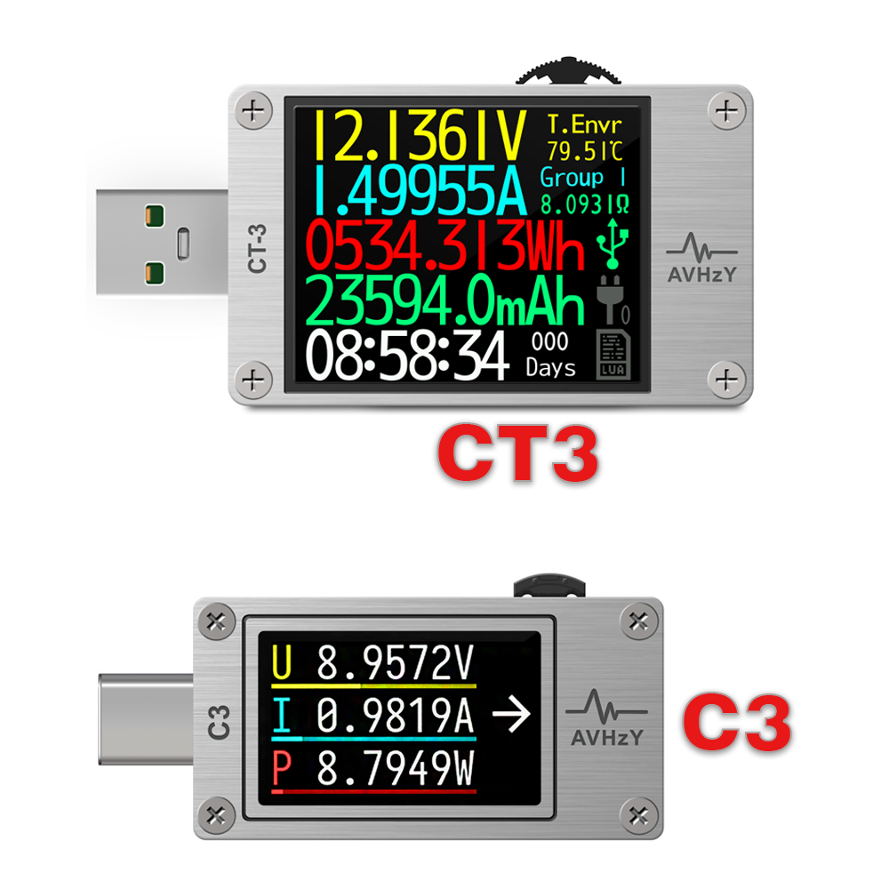 Logic Analyzer Usb - AVHzY USB 3.1 compteur de puissance
