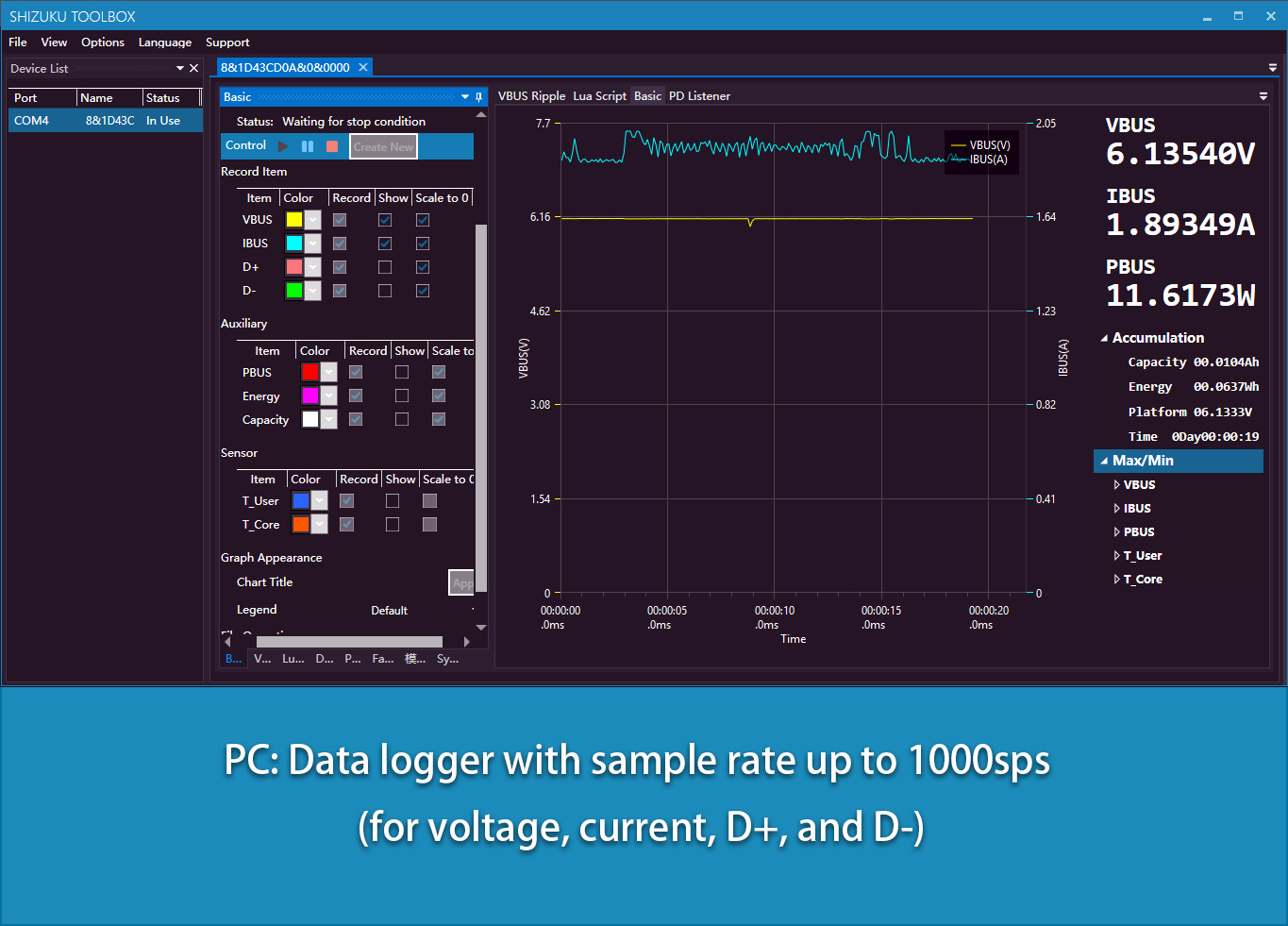 Testeur de compteur de puissan - Logic Analyzer Usb avis et prix