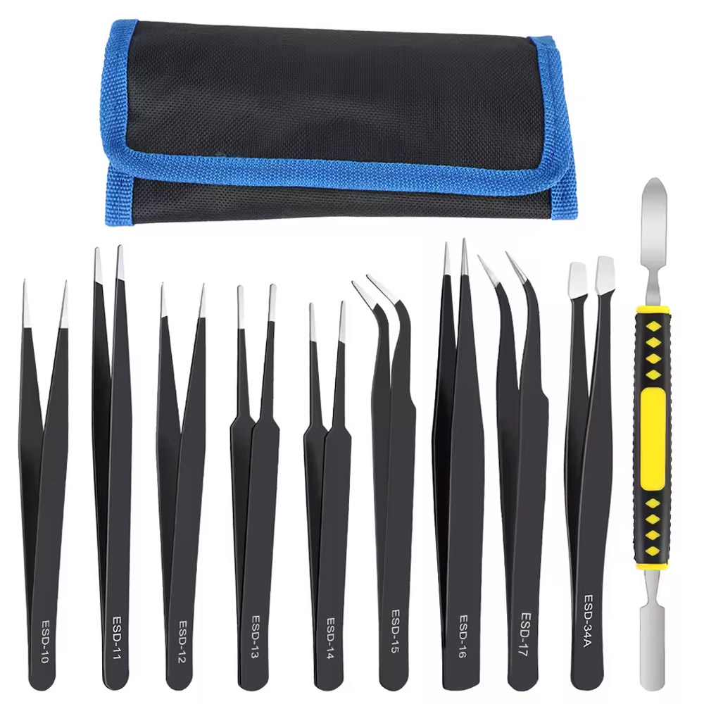 Pincettes antistatiques incurv - Diy Electronics Repair avis et prix