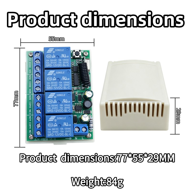Commutateur de commande à dist - Rf 433Mhz Module avis et prix