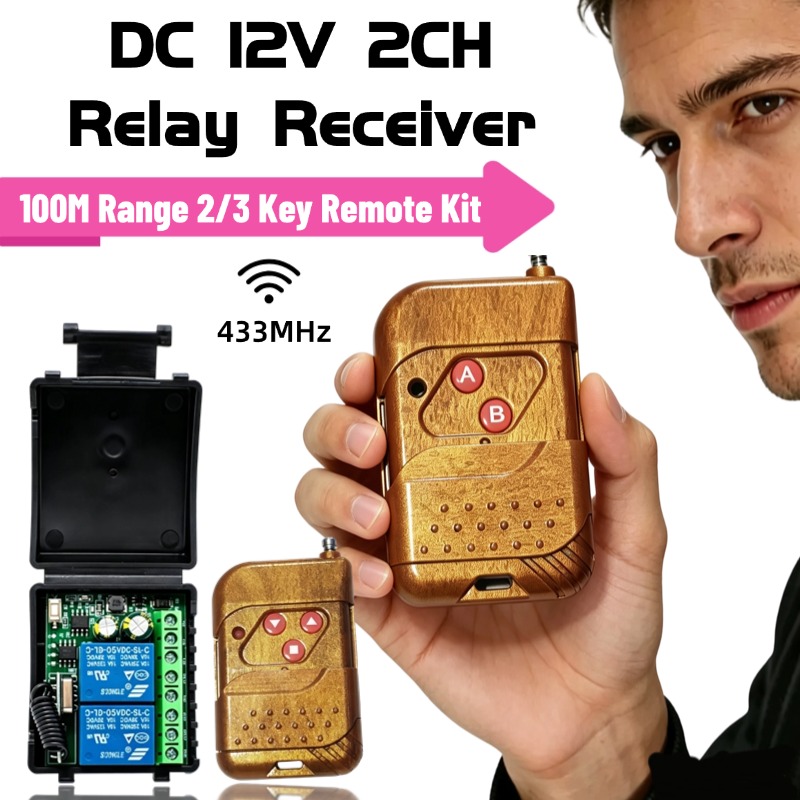 Module de relais 2 canaux 433, - Rf 433Mhz Module avis et prix