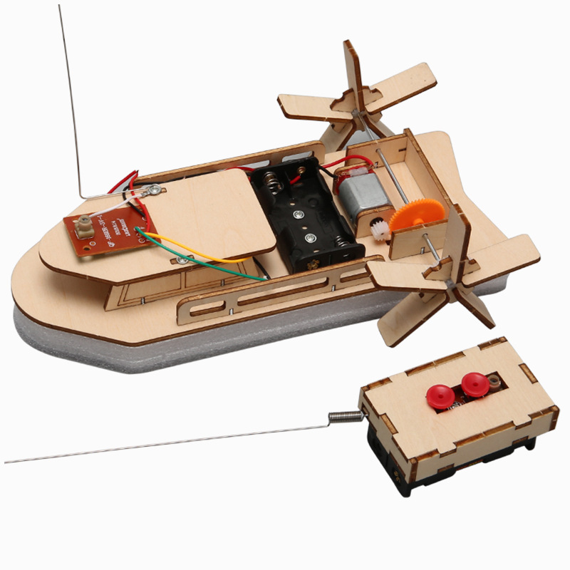Bateau RC en bois télécommandé - Diy Boat Electronics avis et prix