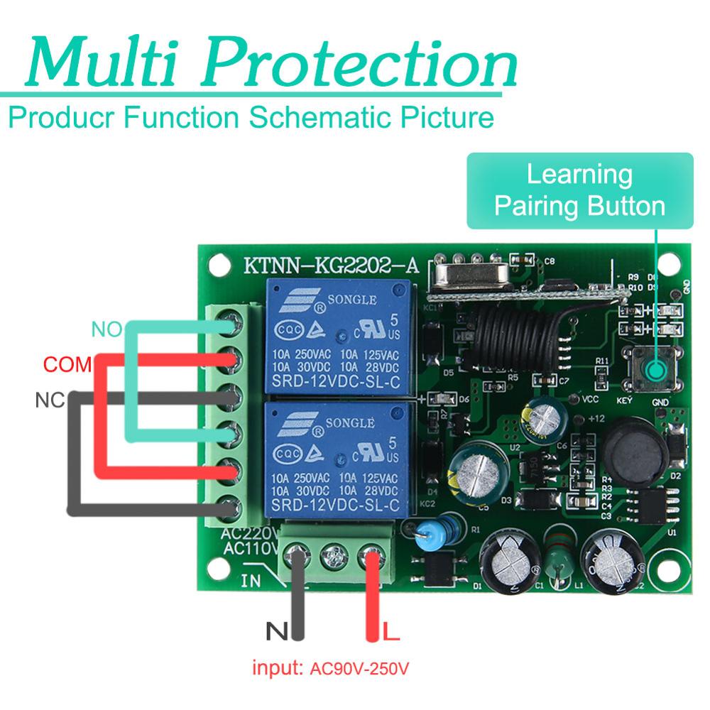 Interrupteur télécommande sans - Rf 433Mhz Module avis et prix