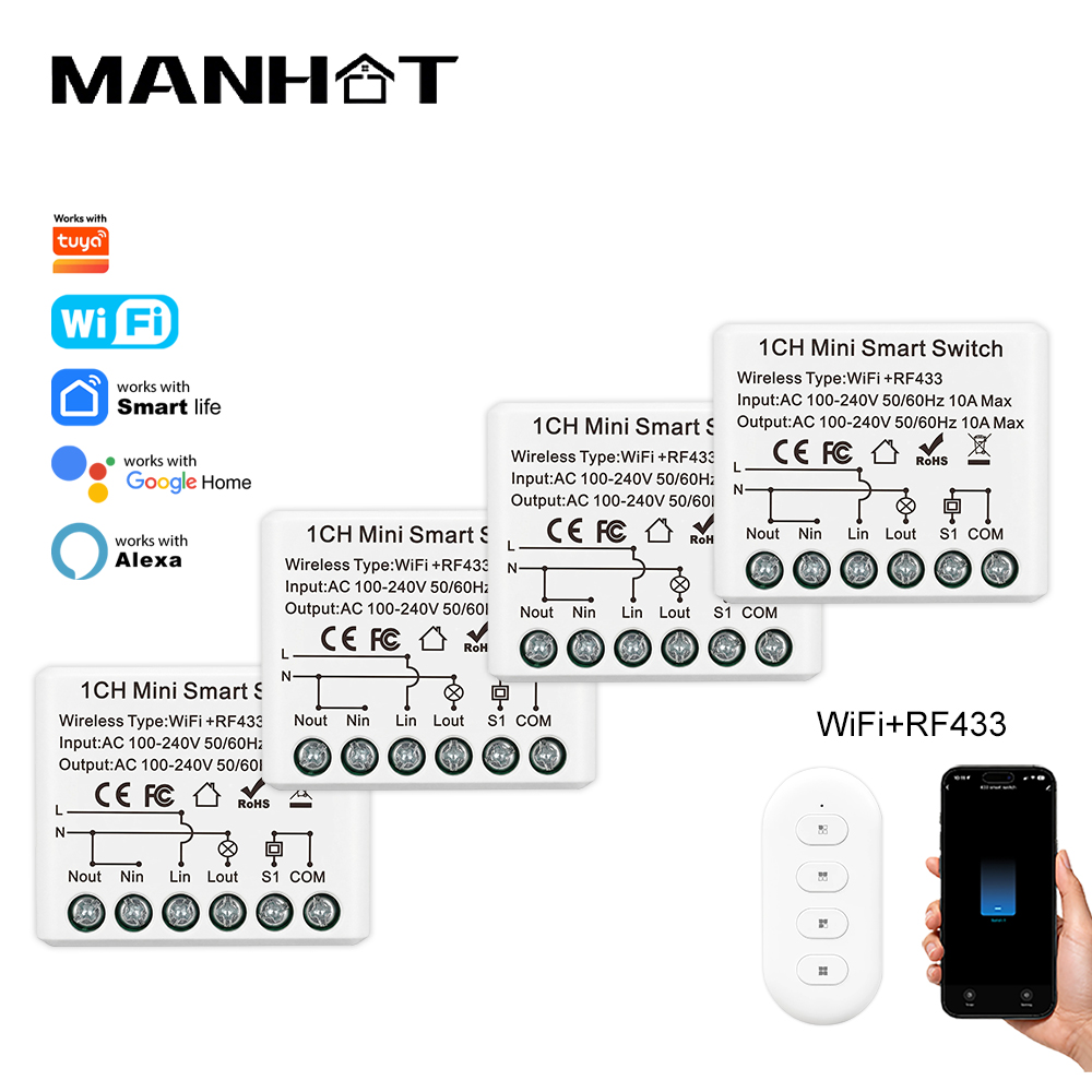 Mini-interrupteur intelligent  - Rf 433Mhz Module avis et prix